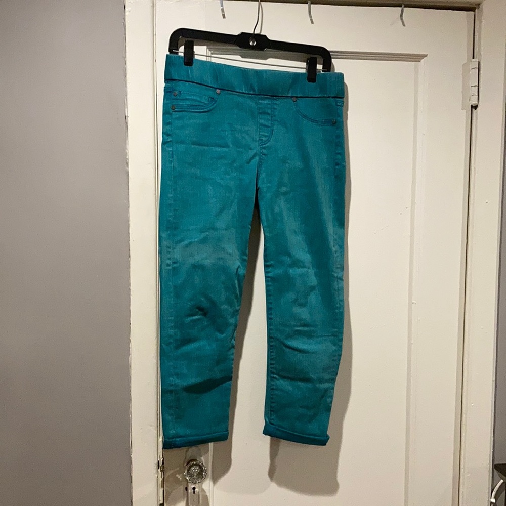 Liverpool Teal Jean Capris